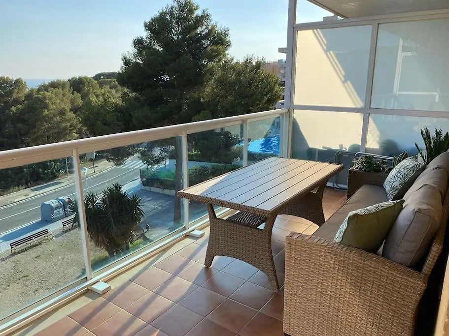 Peaceful Apartment With Sea View And Parking In Cap Salou 0*,